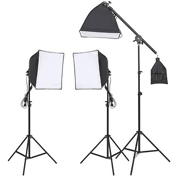 

SHUMEE Sada studiových světel se stativy a softboxy