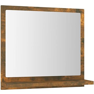 

Shumee Koupelnové zrcadlo 40 × 10,5 × 37 cm, kompozitní dřevo, kouřový dub