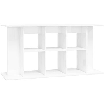 

Shumee Stojan na akvárium lesklý bílý 120 × 40 × 60 cm kompozitní dřevo