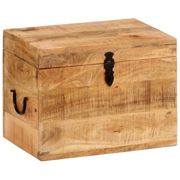 

Shumee Úložný box 39 × 28 × 31 cm masivní mangovníkové dřevo