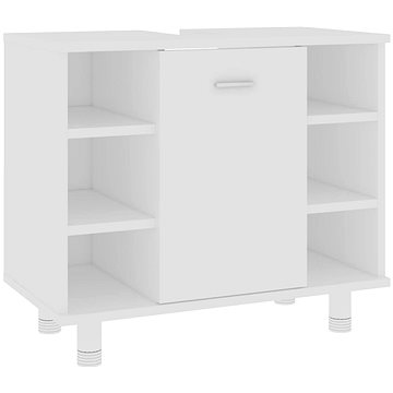 

Shumee Koupelnová skříňka - bílá 60 × 32 × 535 cm kompozitní dřevo 802633
