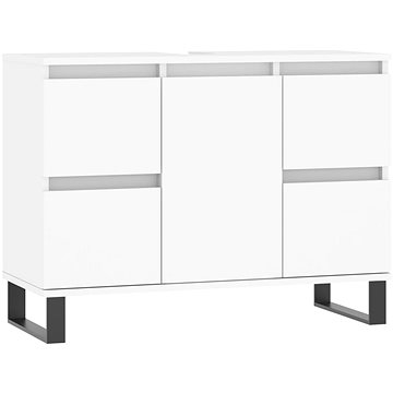 

Shumee Koupelnová skříňka - bílá 80 × 33 × 60 cm kompozitní dřevo 831660