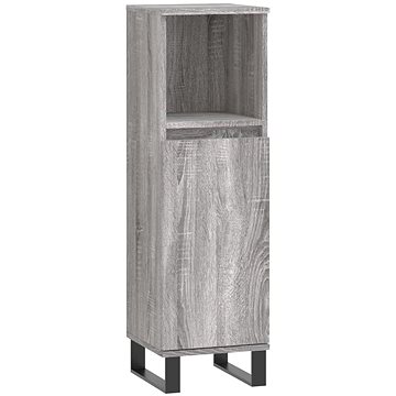 

Shumee Koupelnová skříňka - šedá sonoma 30 × 30 × 100 cm kompozitní dřevo 831570