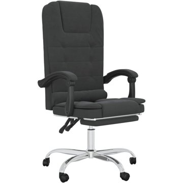 Shumee Masážní polohovací křeslo černé