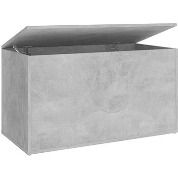 

Shumee Úložná truhla betonově šedá 84 × 42 × 46 cm kompozitní dřevo