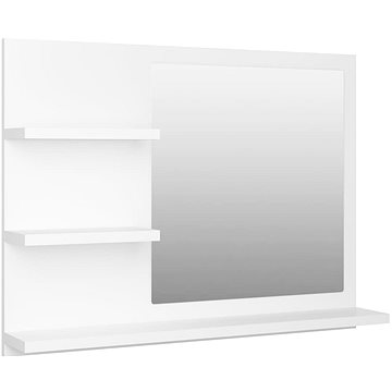 

Shumee Koupelnové zrcadlo bílé 60 × 10,5 × 45 cm dřevotříska