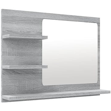 

Shumee Koupelnové zrcadlo šedé sonoma 60 × 10,5 × 45 cm kompozitní dřevo