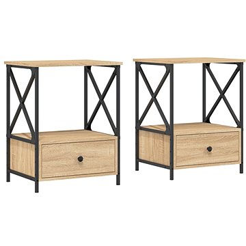 

Shumee noční stolky 2 ks, dub sonoma 50 × 41 × 65 cm kompozitní dřevo