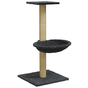 

Shumee Škrabadlo pro kočky se sisalovým sloupkem tmavě šedé 74 cm