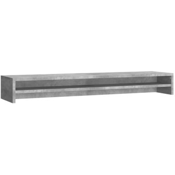 

Shumee Stojan na monitor betonově šedý 100 × 24 × 13 cm kompozitní dřevo