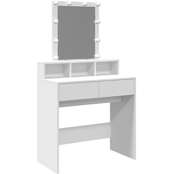 

Shumee Toaletní stolek s LED bílý 80 × 41 × 144,5 cm