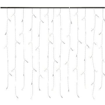 

Shumee LED světelný závěs s rampouchy 10 m 400 LED teplý bílý , 8 funkcí