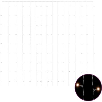

Shumee světelný závěs 3 × 3 m 300 LED diod teplé bílé světlo , 8 funkcí