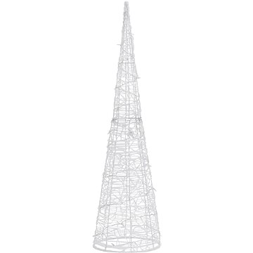 

Shumee akrylový dekorativní světelný LED kužel modrý 90 cm, 329803