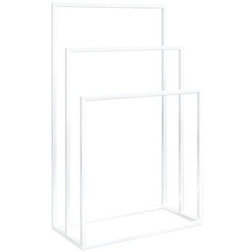 

SHUMEE Volně stojící stojan na ručníky bílý 48 × 24 × 79 cm železo