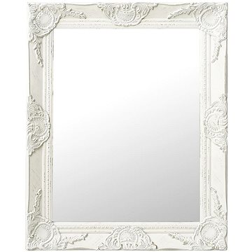 

Shumee Nástěnné barokní styl 50 × 60 cm bílé