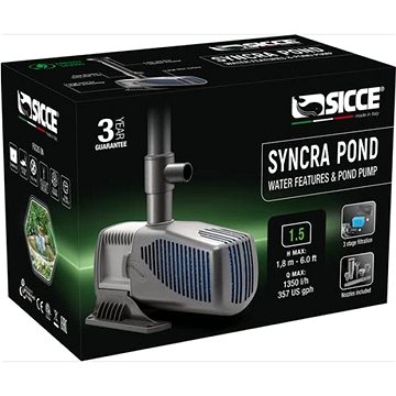 

SICCE SYNCRAPOND jezírkové čerpadlo s fontánou 1,5/10 m