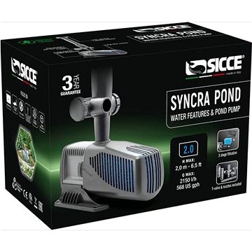 

SICCE SYNCRAPOND jezírkové čerpadlo s fontánou 2,0/10 m