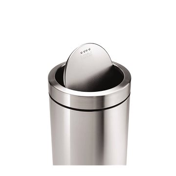 

Simplehuman Koš na odpadky 55l, houpací víko, matná ocel