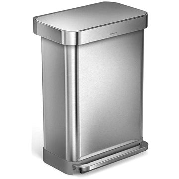

Simplehuman Pedálový koš 55l, matná ocel, FPP, kapsa na sáčky