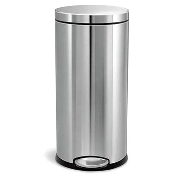 

Simplehuman Pedálový koš 30l, kulatý, matná ocel, FPP
