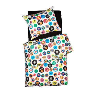 

SCANquilt povlečení KLASIK DESIGN music bílobarevná