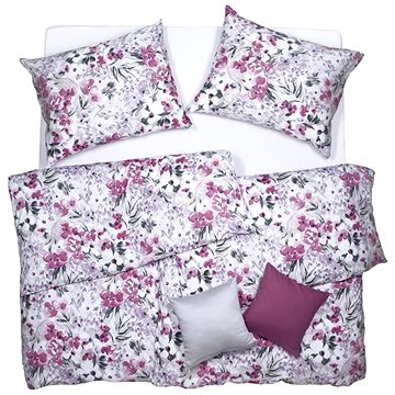

SCANquilt povlečení ART JERSEY monet růžovofialová