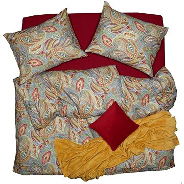 

SCANquilt povlečení KLASIK DESIGN orient zelenovínová
