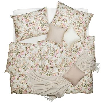 

SCANquilt povlečení KLASIK DESIGN roses smetanová