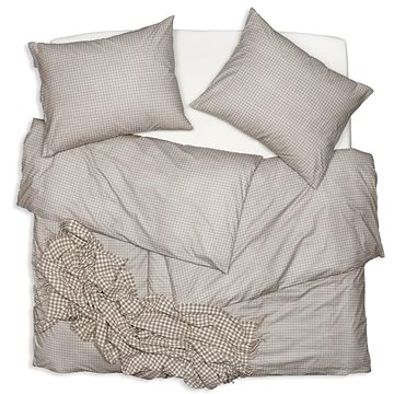 

SCANquilt povlečení KLASIK kostička béžová