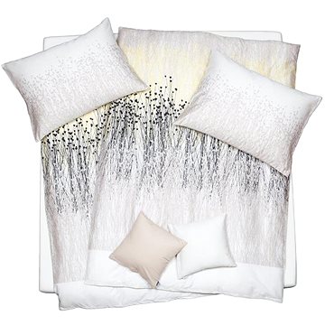 

SCANquilt povlečení SATÉN DESIGN grass béžovožlutočerná