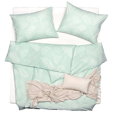 

SCANquilt povlečení KLASIK kapradí sv. tyrkysová
