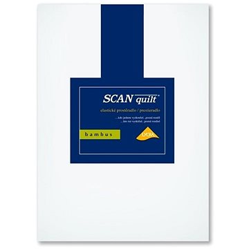 

SCANquilt prostěradlo BAMBUS LYCRA bílá 200x220 cm