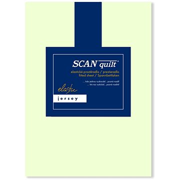 

SCANquilt prostěradlo JERSEY ELASTIC LYCRA světle zelená 90 × 200 cm