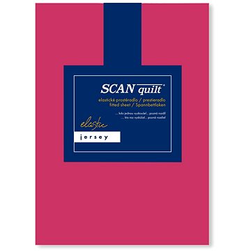

SCANquilt prostěradlo JERSEY ELASTIC LYCRA fuchsiová 90 × 200 cm