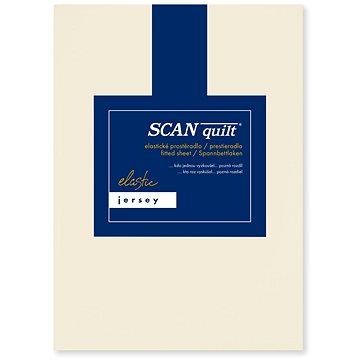 

SCANquilt prostěradlo JERSEY ELASTIC LYCRA natur 90 × 200 cm