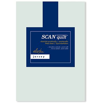 

SCANquilt prostěradlo JERSEY ELASTIC LYCRA aqua modrá 90 × 200 cm