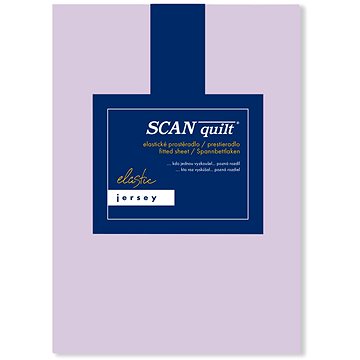 

SCANquilt prostěradlo JERSEY ELASTIC LYCRA světle fialová 140 × 200 cm