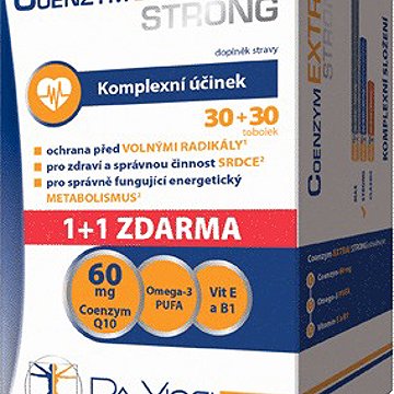 

Coenzym EXTRA! Strong 60 mg DaVinci 30+30 tobolek