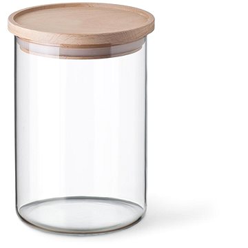 

SIMAX Skleněná dóza s dřevěným víkem 0.8 l CLASSIC