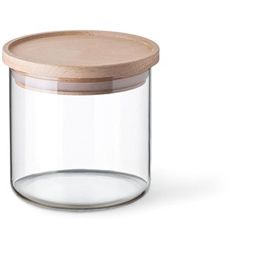 

SIMAX Skleněná dóza s dřevěným víkem 0.5 l CLASSIC