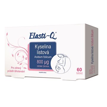

Elasti-Q Kyselina listová 800 60 tablet