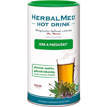 

Dr.Weiss HerbalMed Hot Drink krk průdušky 180g+vitC