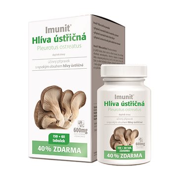 

Imunit Hlíva ústřičná 150 + 60 tobolek zdarma