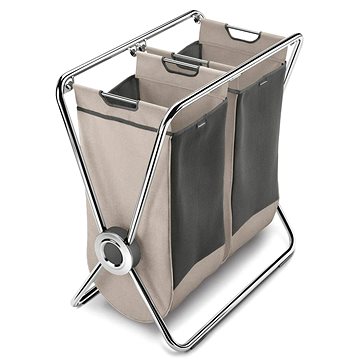 

Simplehuman koš na prádlo skládací, dvojitý, ocel, polyester