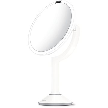 Simplehuman Sensor TRIO s LED osvětlením, bílá nerez ocel - Kosmetické zrcátko