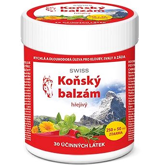 

Koňský balzám SWISS hřejivý 250 + 50 ml