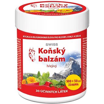 

Koňský balzám SWISS hřejivý 500 + 50 ml
