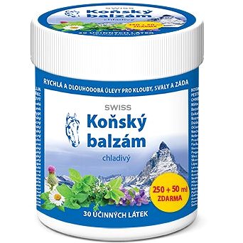 

Koňský balzám SWISS chladivý 250 + 50 ml