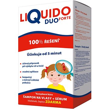

LIQUIDO Duo Forte šampon na vši 200 ml + sérum 125 ml